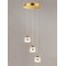 Et2 Swank 3-Light 11.75" Wide Natural Aged Brass Pendant Light E24593-93NAB - alternate 2